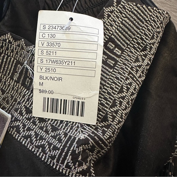 NWT! Urban Outfitters | Ecote Metallic Black Strapless Tube Dress | Size Medium - Picture 11 of 11